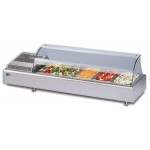 Espositore Da Banco refrigerato Modello GASTROSERVICECOLD 1400C Contiene Bacinelle GN (tutti i formati GN H MAX. 10 cm)
