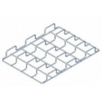 Griglia in acciaio AISI 304 a 5 canali Modello KG5CPX Dimensioni mm. 600 x 400