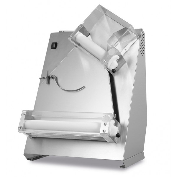 Stendipizza RI Modello STENDI 40 2 Coppie di rulli (rullo superiore inclinato) Peso pasta 210/700 gr. Diametro pizza 260/400 mm