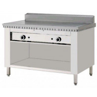 Cuocipiada a gas PL Modello CP8 su vano a giorno Piana in Ferro Su vano inox a giorno Capacità 8 piadine Piana in Ferro 