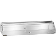 Espositore/Vetrina neutra da banco porta Croissants e Dolci Modello VBE85 Ante apribili su 2 lati