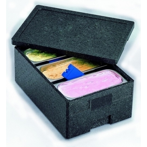 Contenitore isotermico in polipropilene porta bacinelle gelateria Modello KRBGE