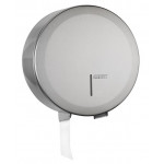 Dispenser di carta igienica MDC Acciaio Inox Satinato a rotolone minijumbo in acciaio antivandalico Anima rotolo: 45 mm Modello PR2783CS