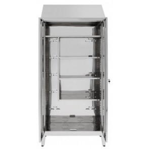 Armadio Portascope per tiracqua in acciaio inox 430 IXP n.2 ante a battente profondità anta cm 50 Modello S5069606430