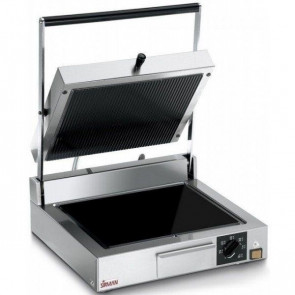 Piastra elettrica Modello CORT V LR Potenza watt 3000 in vetroceramica Piano inferiore Liscio Piano superiore Rigato