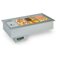 Drop in e mobile da incasso caldo dry(caldo secco) Modello ARMONIA 6 GN DRY Gastrnorm capacità 6 vasche Gn1/1