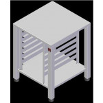 Forno elettrico ventilato a convezione con vapore per panetteria e pasticceria Modello EKF464NUD Capacità n.4 teglie cm 60x 40 Potenza Kw 6,4 Apertura a ribalta