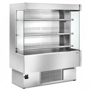 Espositore verticale murale refrigerato Zoin Modello Silver SI150PSV Adatto per l'esposizione di bevande latte gastronomia fredda prodotti preconfezionati latticini