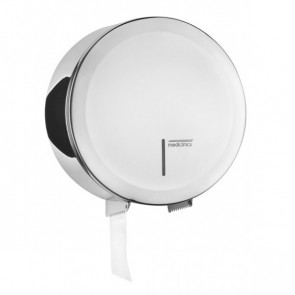 Dispenser di carta igienica MDC Acciaio Inox Lucido a rotolone minijumbo in acciaio antivandalico Anima rotolo: 56 mm Modello PR2787C