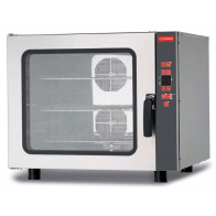 Forno elettrico a convezione con umidificatore MDLR per pasticceria Capacità n.6 x 60x40 Porta a bandiera Modello BEU664P