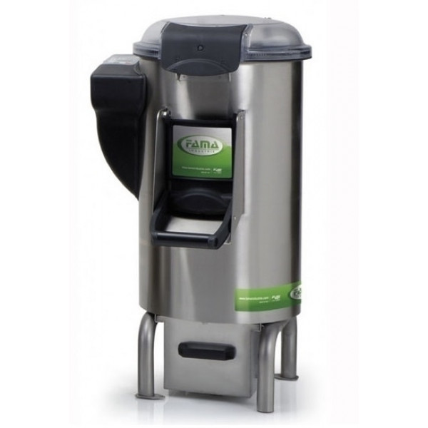 Pelapatate Modello FP103 con cassetto e filtro incluso Alimentazione Trifase Capacità Carico 18 Kg Produzione oraria Kg 500
