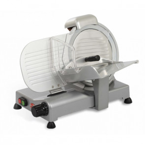 Affettatrice elettrica a gravità ergonomica professionale Modello serie Lusso 22GSCE V Affilatoio Fisso