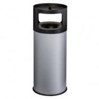 Posacenere gettacarte Antifuoco MDL in metallo verniciato con polveri epossidiche colore grigio Con Sabbia Modello 775092