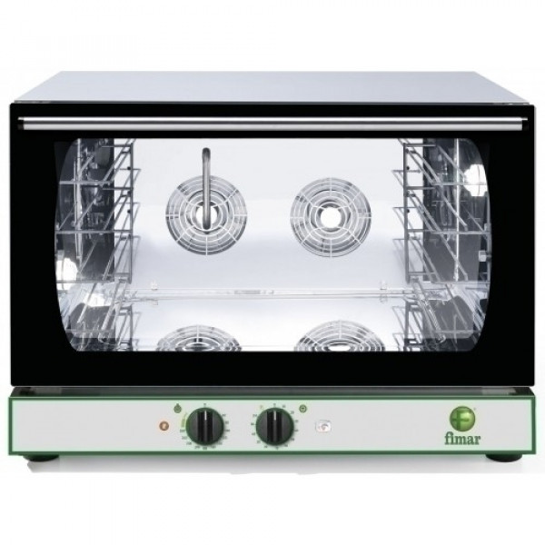 Forno a convezione con umidificatore Modello CMP4GPMI Timer meccanico 0-120' Capacità  camera cottura 4x600x400 GN1/1