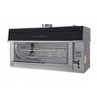 Girarrosto Elettrico Isola ENG Modello ISOLA42P Capacità N. 42 Polli N. 6 aste in tubolare inox mm 12 x 12