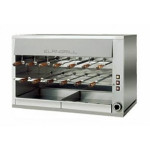 Girarrosto Elettrico ENG Modello ChurrascoCM13E 2 piani Motoriduttori indipendenti per ogni spada Spade N. 13 in acciaio inox