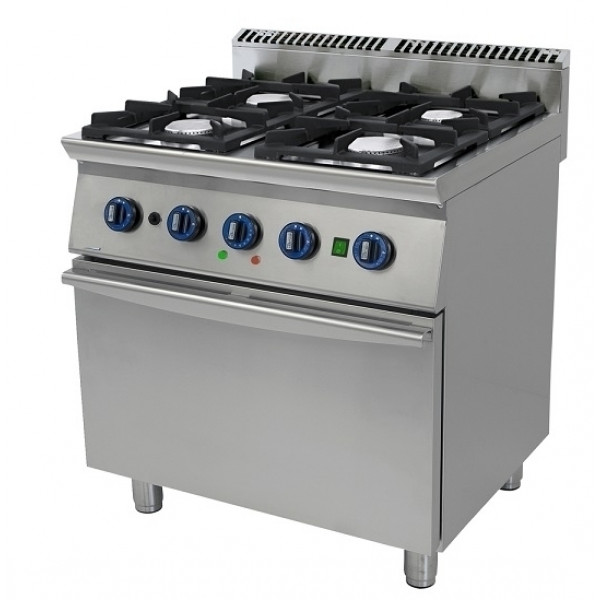 Cucina 4 fuochi a gas Csa con forno elettrico Modello 7C4FFE
