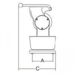 Grattugia Modello GP Giri rullo r.p.m. 1400 Dimensioni bocca mm 110x65