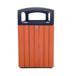 Gettacarte quadrato da esterno MDL Colore nero-polistirene Modello 110511