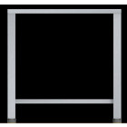 Tavolo Fisso in aisi 430 Modello ET411 LxPxH 785x670x791 mm Per EF 311, EF 364, EF 411 ed EF 464 (in tutte le versioni)