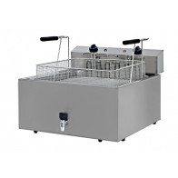 Friggitrice Elettrica da banco per pasticceria CSA 1 vasca con rubinetto di scarico Modello SKU26