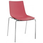 Sedia da interno impilabile TESR Struttura in acciaio cromato Scocca in polipropilene Modello 893-CT390