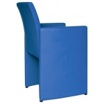 Poltrona da interno TESR Struttura in acciaio Rivestimento in ecopelle Modello 836-C4041