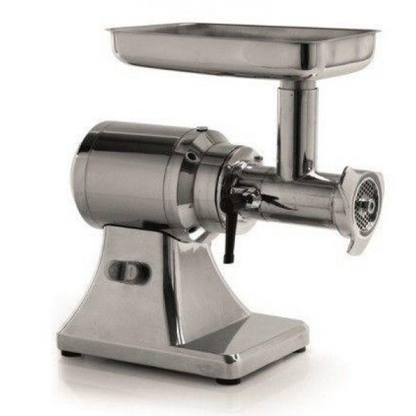 Tritacarne elettrico Modello TSK22 Bocca: Ø 82 mm Produzione oraria: 300 kg Gruppo macinazione: Acciaio Inox