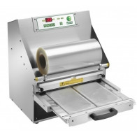 Termosigillatrice per Alimenti Modello TS3A Acciaio Inox Automatica Lunghezza Bobina film 300 mm Diametro Bobina Film 200 mm