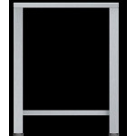 Tavolo Fisso in aisi 430 dm LxPxH 610x630x791 mm Modello ET423  per modelli EF423, EF443, EF523