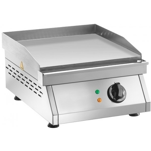 Fry top elettrico da banco Modello FT1L Piano di cottura liscio Potenza 3000 W