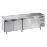 Tavolo Refrigerato 4 porte In acciaio inox AISI 210 ForCold  GN1/1 (cm 53 x 32,5) ventilato Modello G-GN4100BT-FC