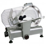 Affettatrice elettrica a gravità ergonomica professionale Modello serie Lusso 300/S-LCEV Affilatoio Fisso