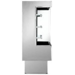 Espositore verticale murale refrigerato Modello Silver SI200PSV Zoin Adatto per l'esposizione di bevande latte gastronomia fredda prodotti preconfezionati latticini