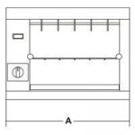 Salamandra Modello BASIC Zone riscaldanti nr. 1 Potenza Watt 2800
