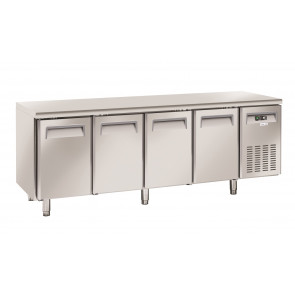 Tavolo Refrigerato in acciaio inox Modello SF4100 Refrigerazione ventilata 4 Porte autochiudenti