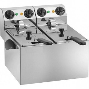 Friggitrice Elettrica Da banco doppia Modello FE44S Potenza: 3200 + 3200 W