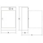 Sterilizzatore Modello UV 24W 3 lampade Capacità coltelli 20 Lunghezza max lama coltello mm 290