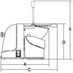 Tritaghiaccio Serie Triton Giri/coltello r.p.m. 1.500 Motore r.p.m. 12.000
