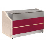 Terminale Cassa con spalle Zoin Piano in granito da affiancare ai banchi Modelli Orleans Codice TE100OLG