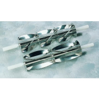 Rulli taglia croissants in acciaio inox Impugnatura PE Modello 528-0