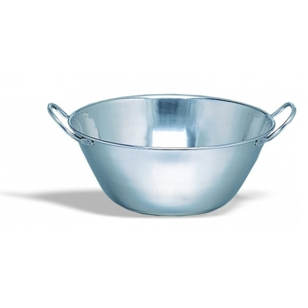 Bacinella fondo bombato in acciaio inox Modello 330-0