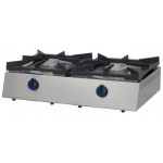 Piano di cottura a Gas CSA Modello PCG2 due piastre Superficie piastra: 360 X 360
