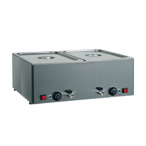 Tavola calda bagnomaria Modello BMV11 Capacità bacinelle: n. 1 x 1/1 GN H15 cm Temperatura differenziata