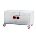 Girarrosto a Gas Verticale ENG Modello ELBAPLUS36PG Capacità N. 36 Polli N. 6 aste in tubolare inox mm 12 x 12 Lunghezza cm 96 Bruciatore con valvola di sicurezza, piezo e mattoni refrattari