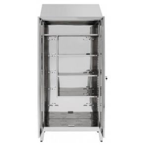 Armadio Portascope per tiracqua in acciaio inox 304 IXP n.2 ante a battente profondità anta cm 50 Modello S5069606