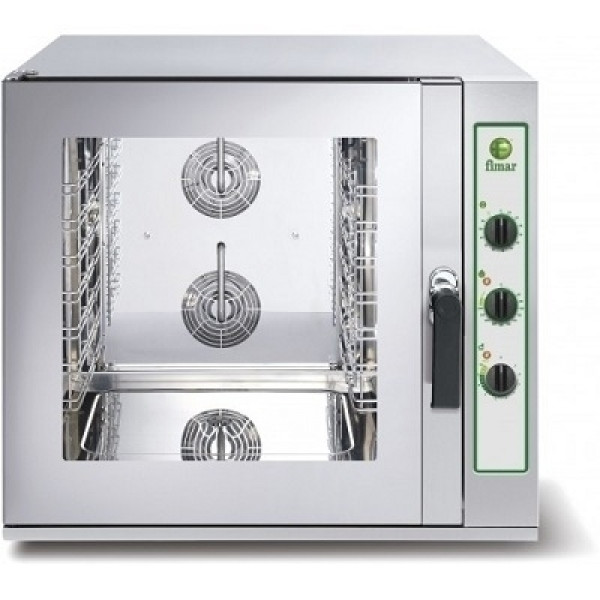 Forno misto convezione/vapore diretto Modello TOP6M Ventilatore con autoreverse Capacità camera cottura 6x 600x400