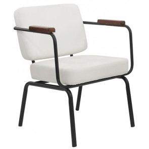 Poltrona da interno TESR Struttura in metallo verniciato Cuscini in ecopelle Modello 1121-C12P