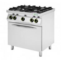 Cucina a gas Metano Modello CC74GFEV 4 fuochi con forno elettrico GN1/1
