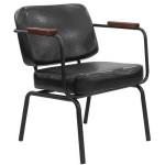 Poltrona da interno TESR Struttura in metallo verniciato Cuscini in ecopelle Modello 1121-C12P